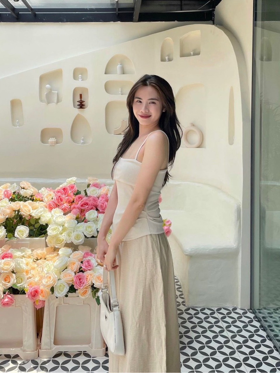 Quần ống rộng chất đũi Linen giả váy mặc tôn dáng mềm mịn mát-XMTĐ-Mã 821D