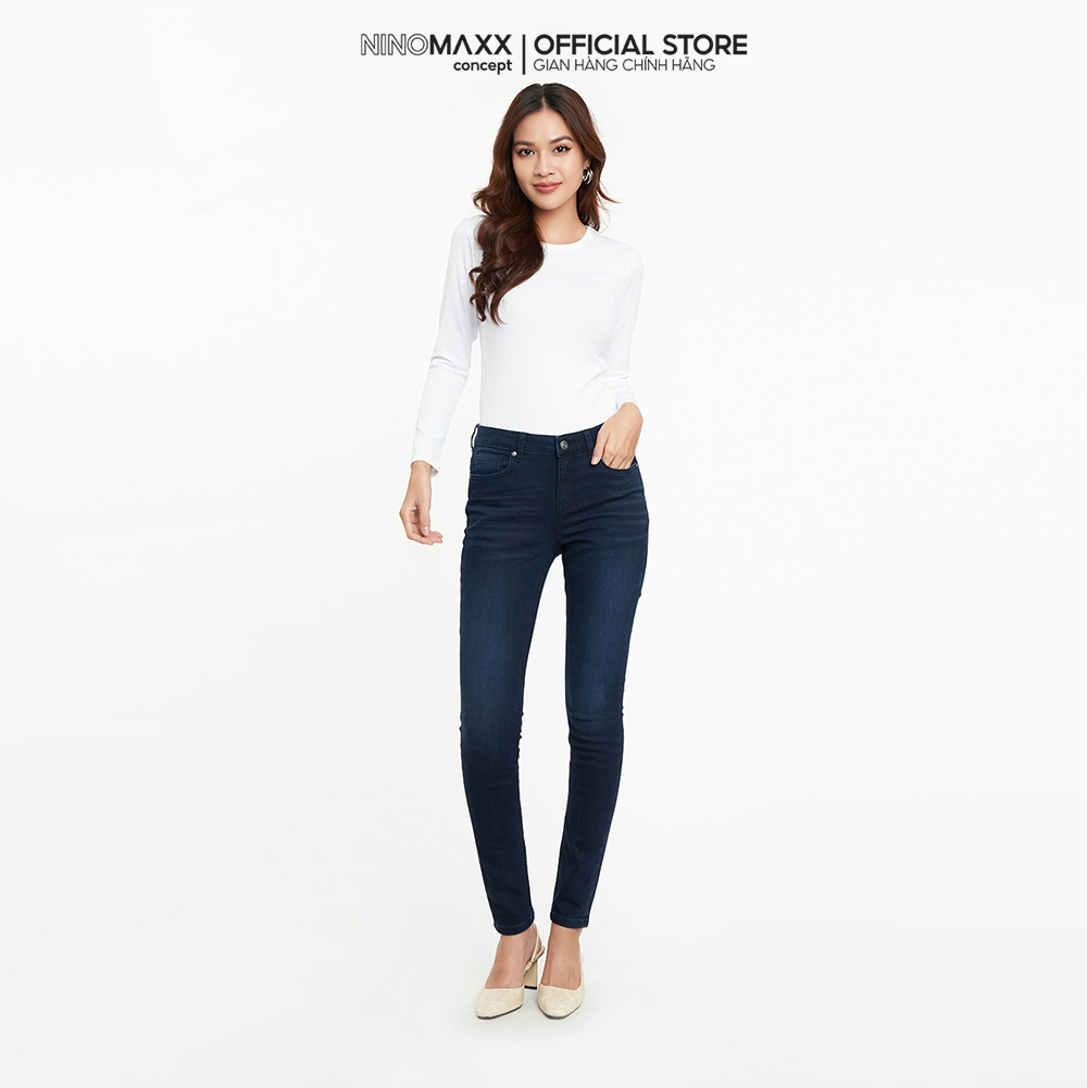 N&M Quần jean Nữ slim cotton 2203049