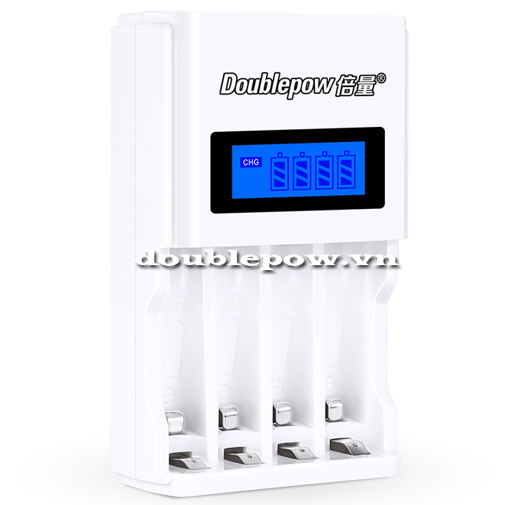 Bộ sạc nhanh 4 pin tiểu pin đũa AA-AAA Doublepow DP-K98
