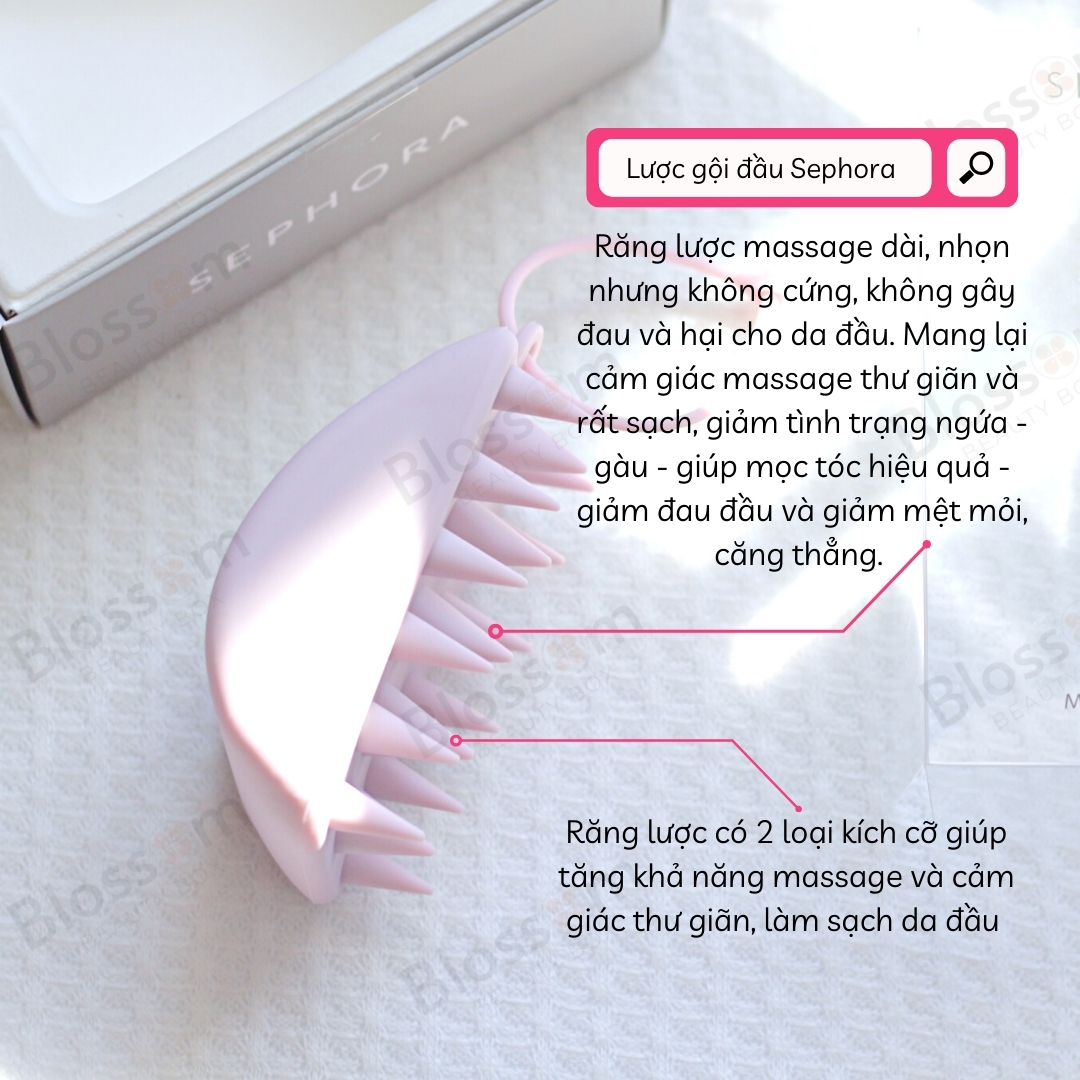 Lược gội đầu massage Scalp brush (đủ bill)