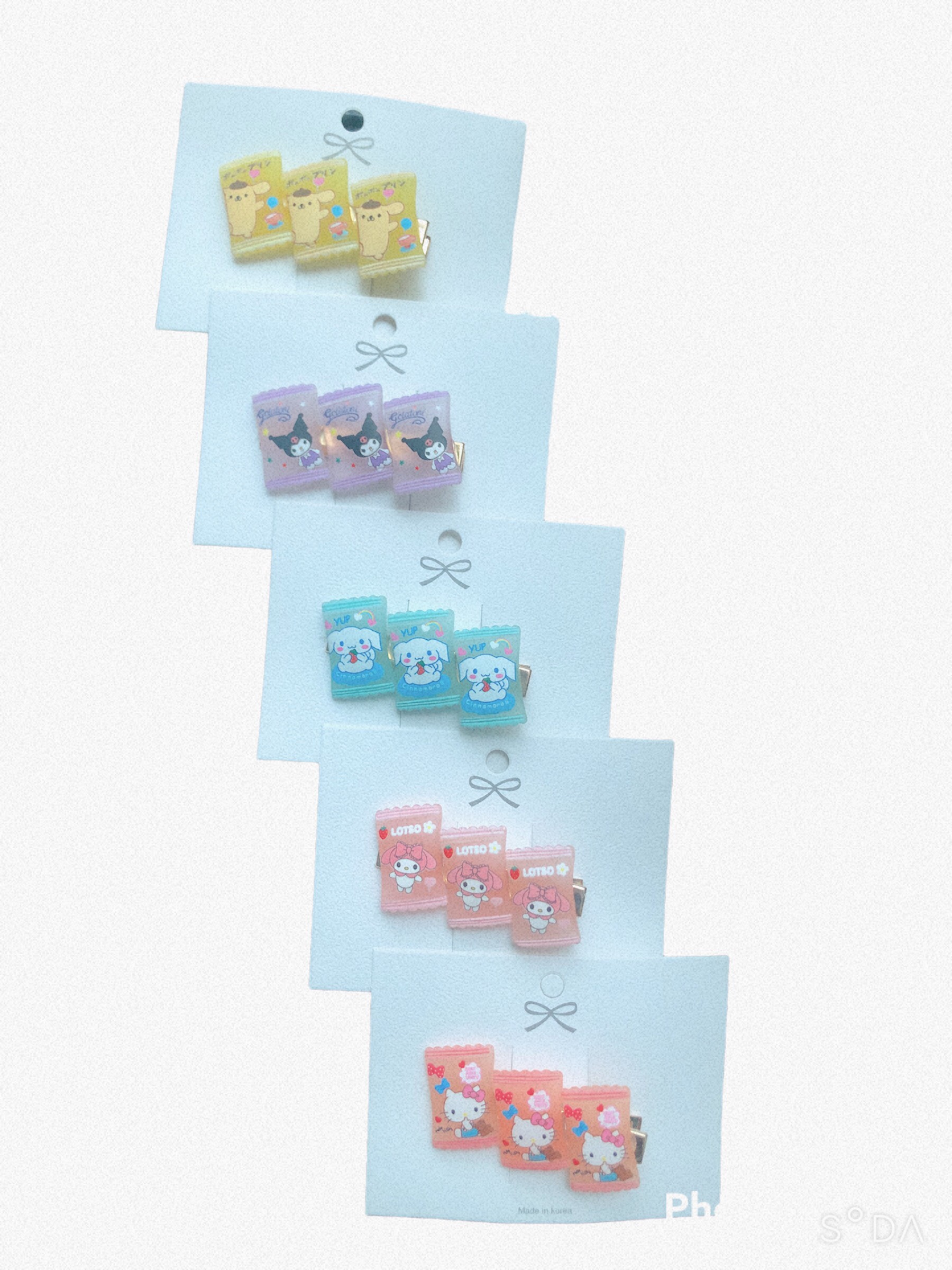 KẸP TÓC SANNRIIOOO MẠ VÀNG SIÊU XINH MIKA MIKA
