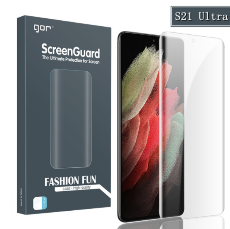 Miếng dán dẻo 3D Gor cho Samsung Galaxy S21 Ultra, S21 Ultra 5G - hiệu GOR