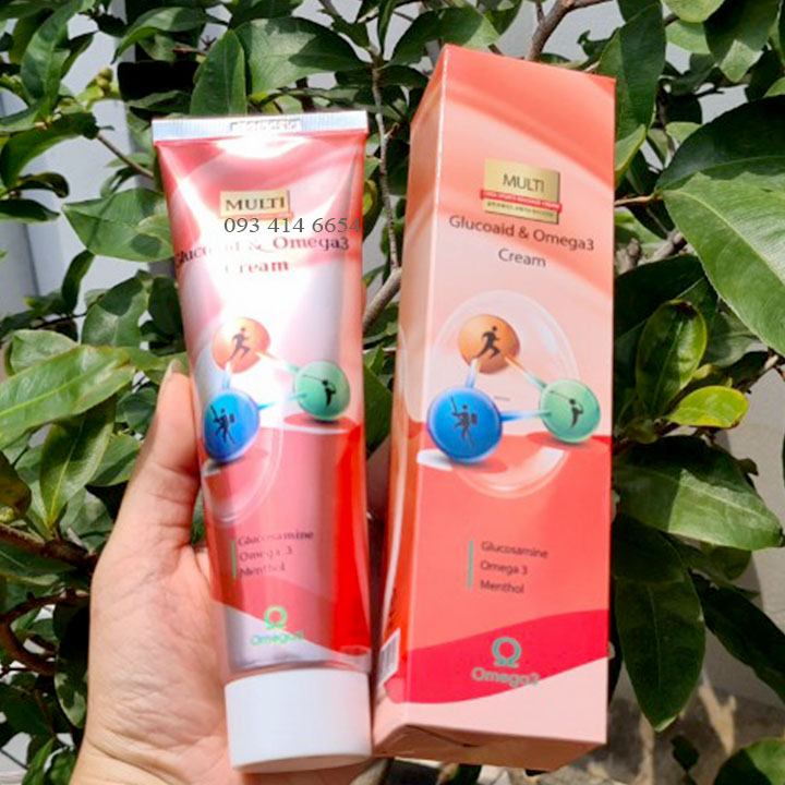 Dầu Lạnh Đỏ Xoa Bóp Khớp Glucosamine & Omega3 165ml