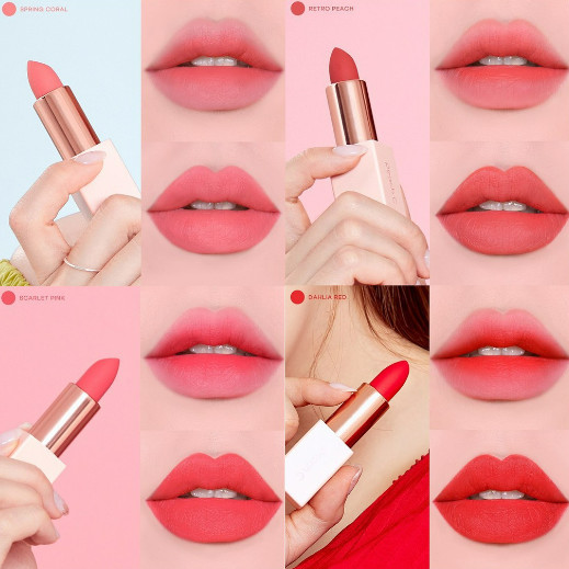 Son Thỏi Peach C Easy Matte Siêu Mịn Căng Mọng Lên Màu Chuẩn