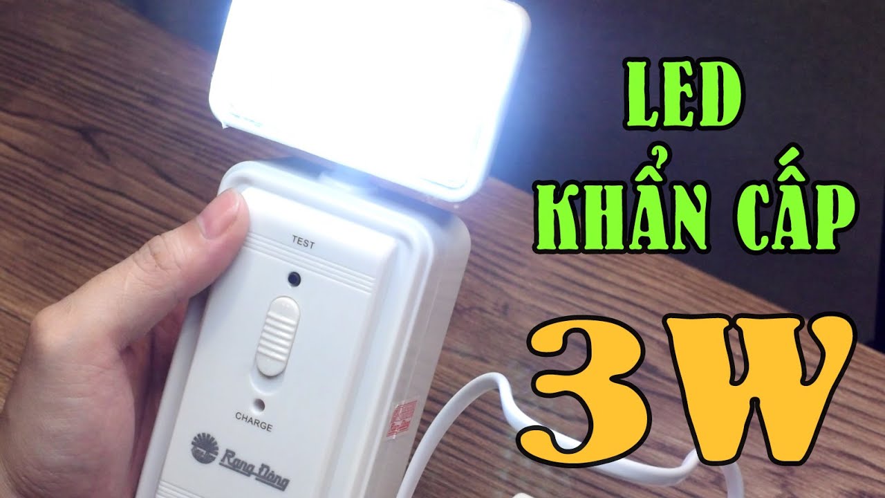 Đèn LED Khẩn cấp 3W Model: KC05 3W Rạng Đông