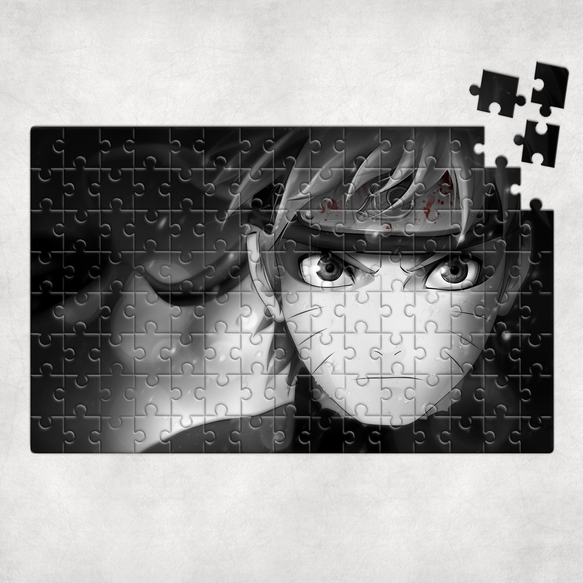 [HCM]Tranh ghép hình nhân vật hoạt hình Naruto - Kích thước khổ A5 & A4 80 - 120 mảnh ghép