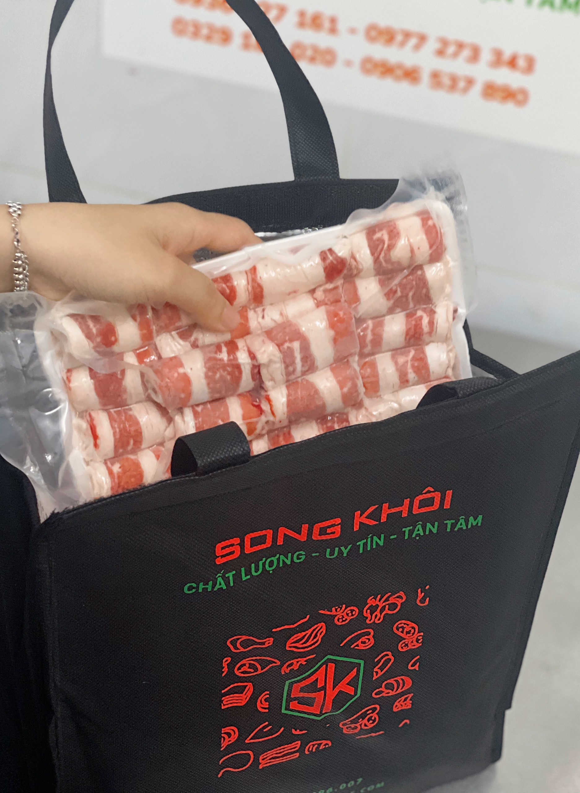 HCM -Ba Chỉ Bò Cuộn 500gr - Giao nhanh.