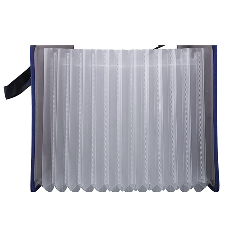 13 Pockets Expander File Folder Document Organizer with Handle A4 Size Capacity Accordion File Organizer