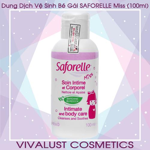 Dung Dịch Vệ Sinh Bé Gái SAFORELLE MISS (100ml)