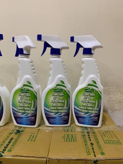 Dung Dịch Xịt Diệt Khuẩn Green Cross A2-500ml