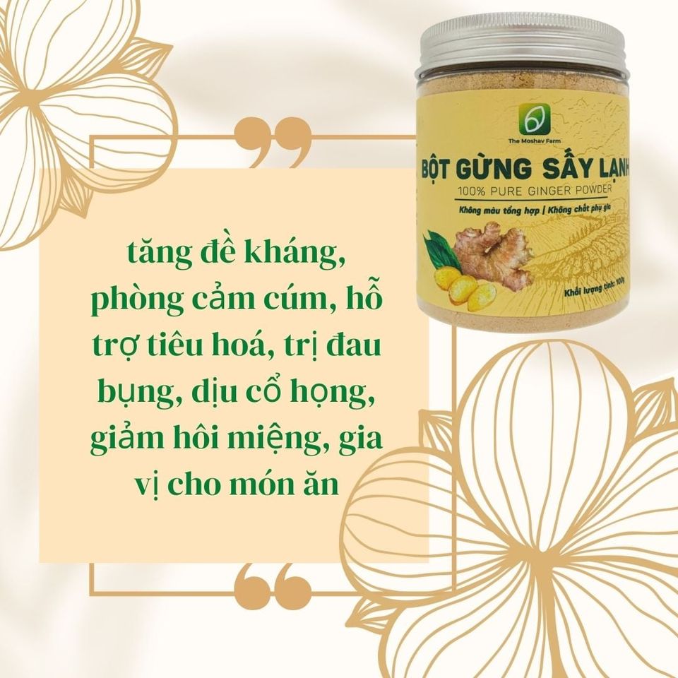 Bột Gừng Sấy Lạnh - 100gr
