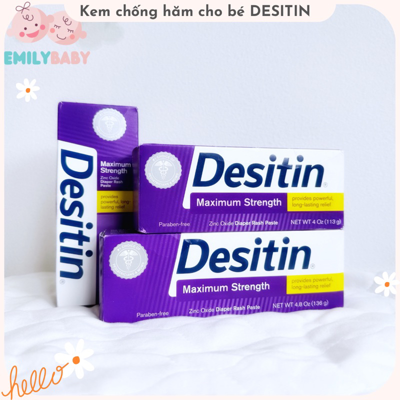 Kem  hăm Desitin cho bé yêu
