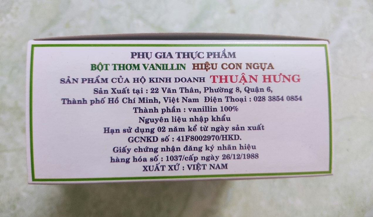 2 vỉ vani thuận hưng 20 ống