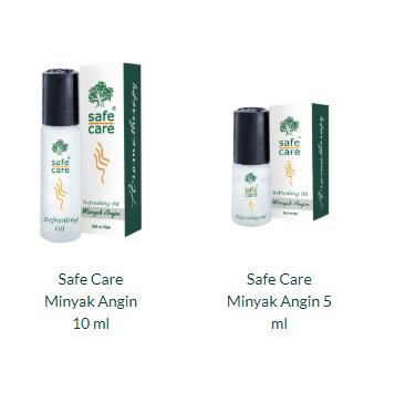 Dầu gió thơm:  Safe care Refreshing oil