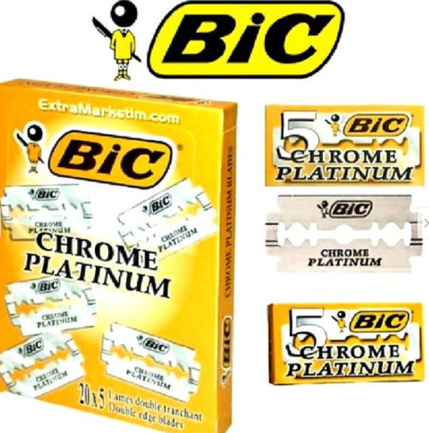 Combo 5 Hộp Lưỡi Lam BIC Chính Hảng ( Hộp 100 Lưỡi)