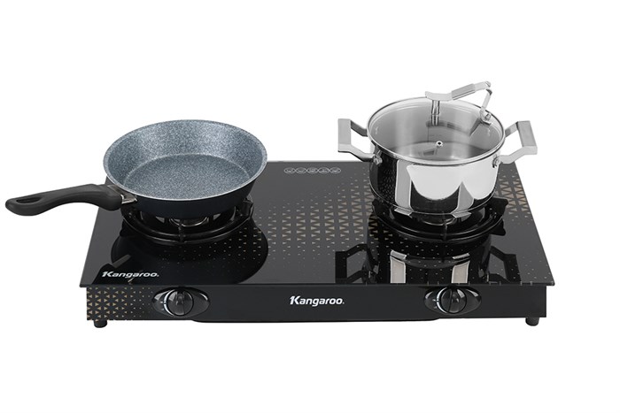 Bếp gas đôi Kangaroo KG8G1C ( hàng trưng bày )