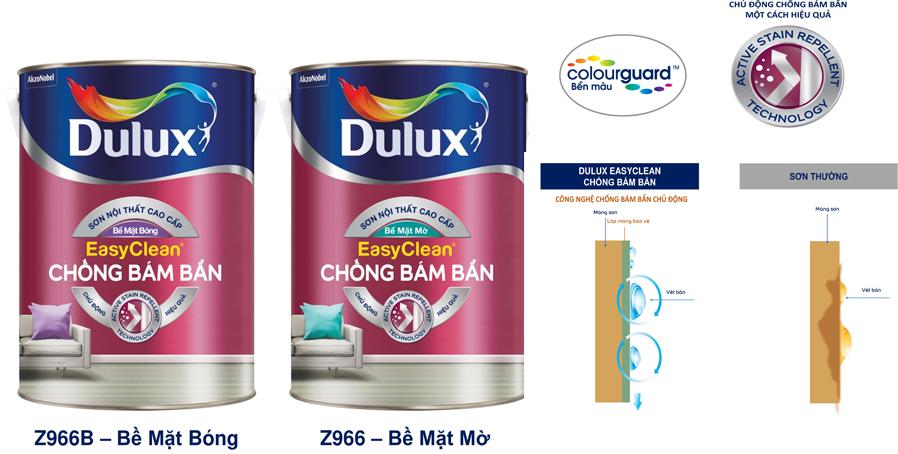 Dulux EasyClean Chống Bám Bẩn