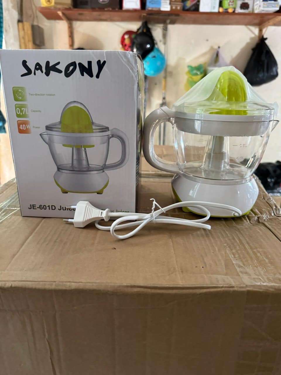 Máy vắt cam Sokany 725, máy ép trái cay sakony xài điện cao cấp