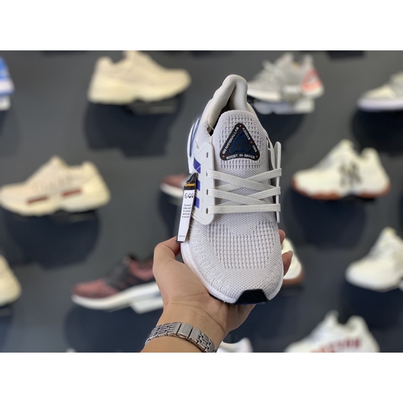 Giày thể thao/ Sneaker Ultra boost 6.0 Xám xanh (Full box + tặng kèm tất sneaker)