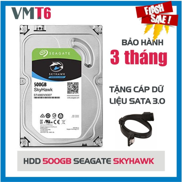 Bảng giá Ổ cứng camera giám sát HDD Seagate Skyhawk 500GB - bảo hành 01 tháng ! Phong Vũ