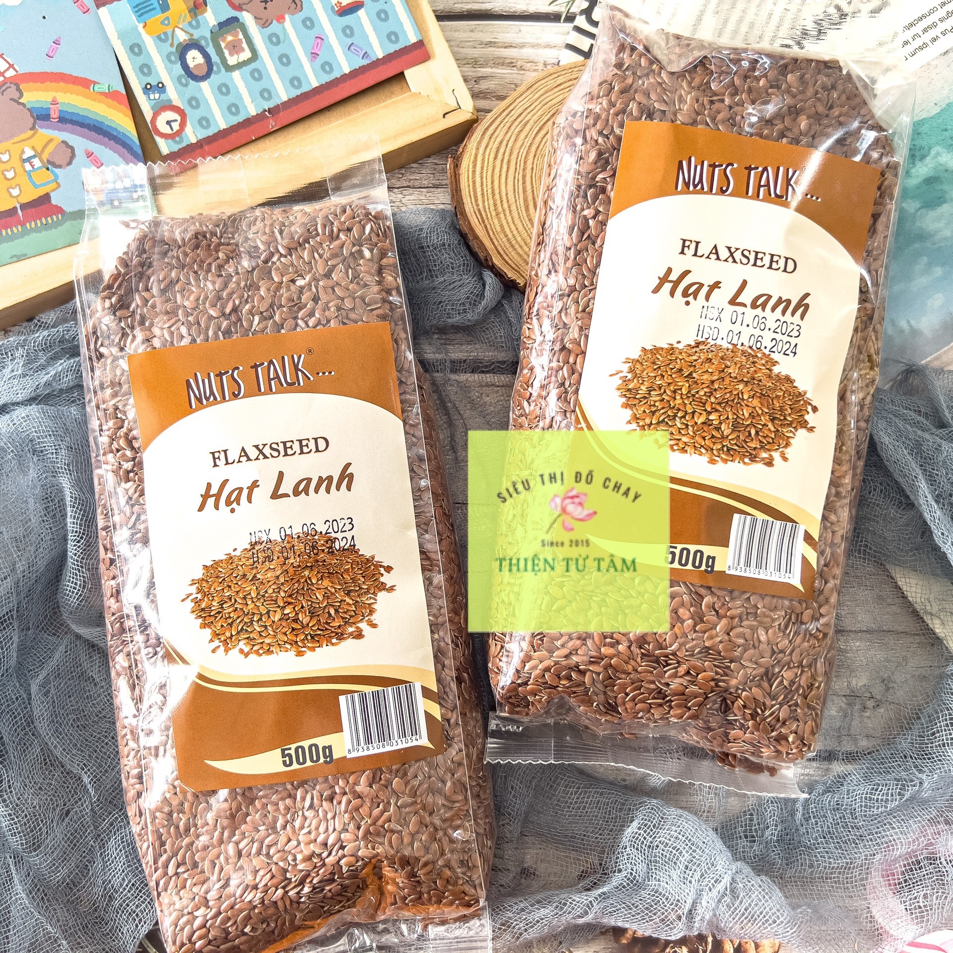 Hạt Lanh Nuts Talk Siêu Thực Phẩm Đầy Dưỡng Chất Gói 500gr