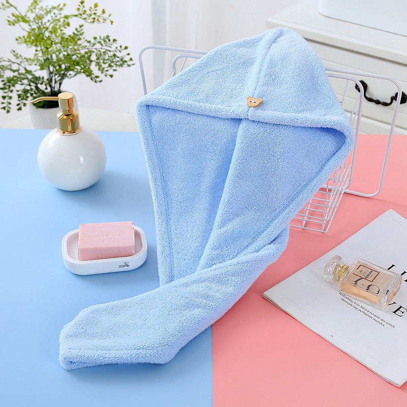 Khăn ủ tóc đa năng,khăn cuốn tóc gội đầu siêu thấm nước giúp nhanh khô