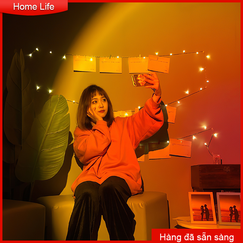 Đèn LED màu hoàng hôn và cầu vồng có công suất 5W dùng làm nền chụp ảnh trên Tiktok - intl