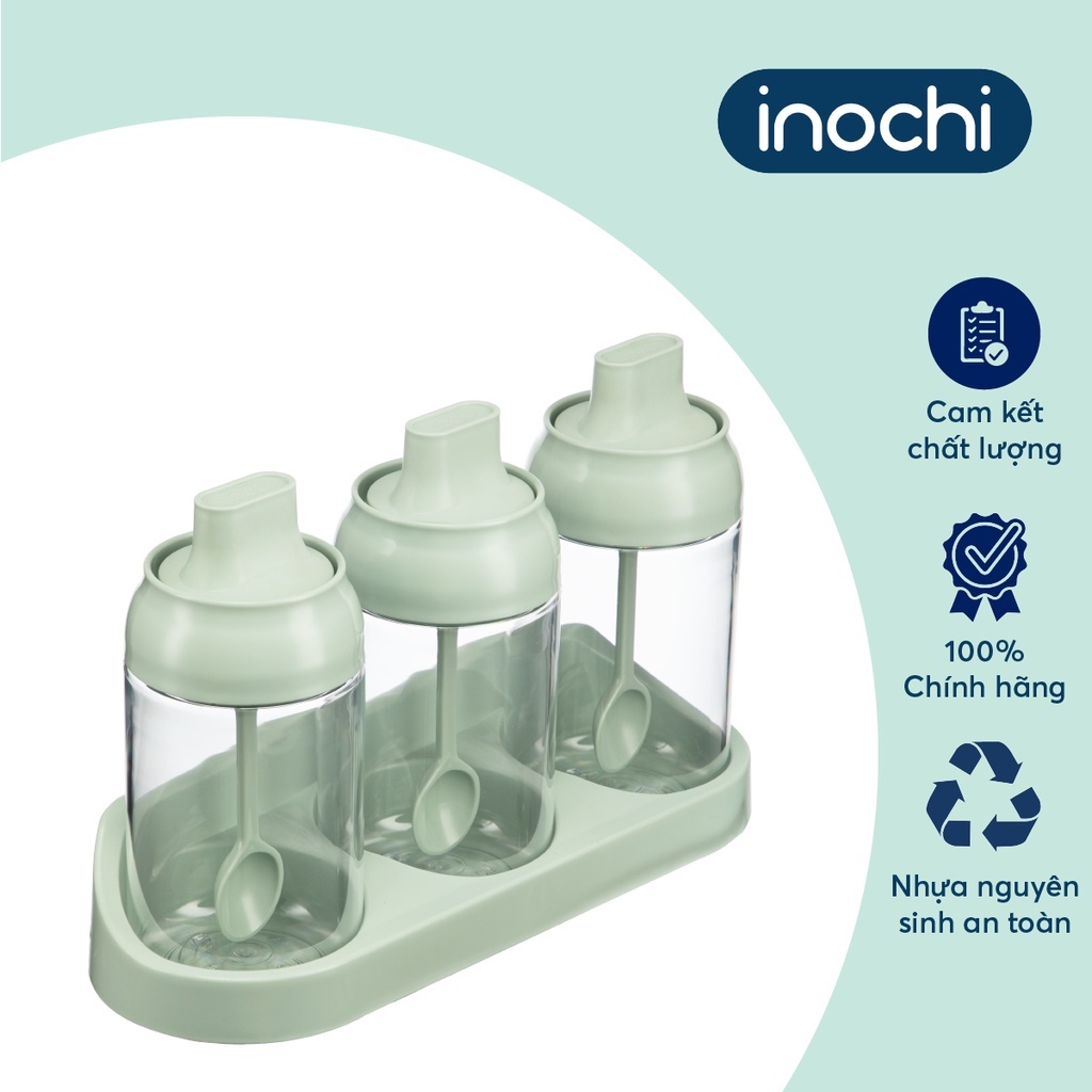 Bộ 3 hộp gia vị Tritan Yoko