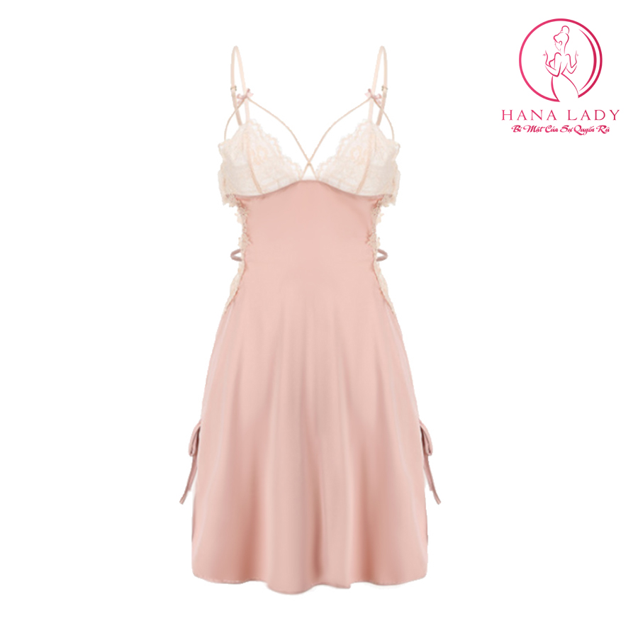 Váy ngủ lụa sexy, đầm ngủ sexy, váy ngủ quyến rũ, đầm ngủ quyến rũ, váy ngủ gợi cảm, đầm ngủ gợi cảm, váy ngủ hở lưng sexy, đồ ngủ nữ gợi cảm VN422.