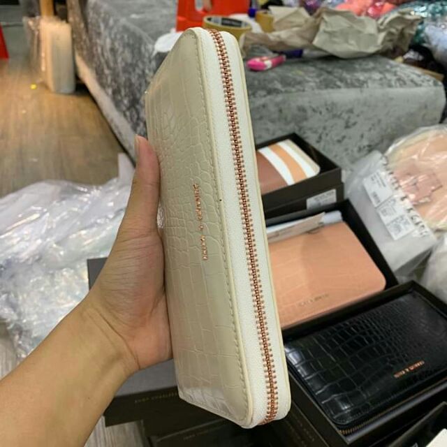 Ví Dài Cầm Tay CNK Full Tag Full Box, Whitebag