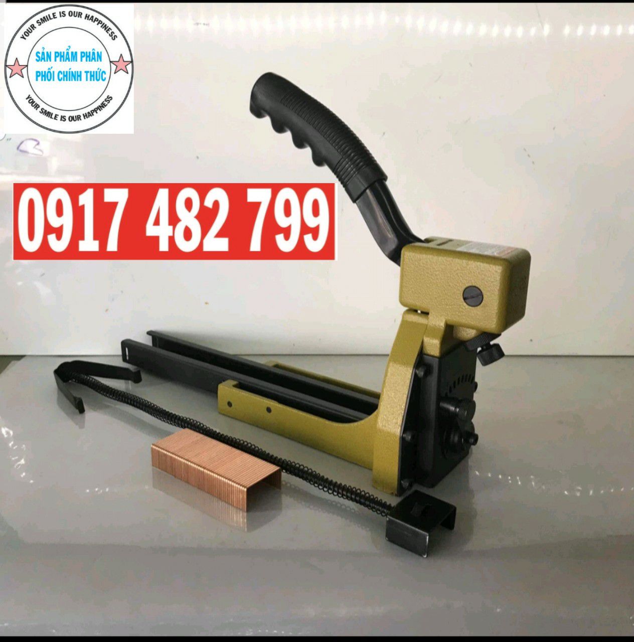 Máy bấm đinh ghim thùng carton meite