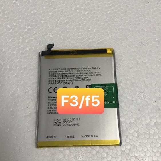 Pin zin oppo f3/f5 chung nhau mã blp631
