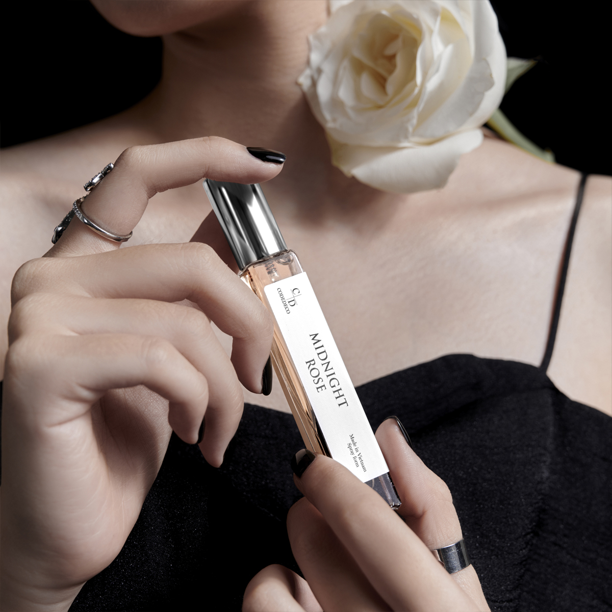 Tinh dầu nước hoa CODEDECO Midnight Rose 10ml, bí ẩn, đằm thắm