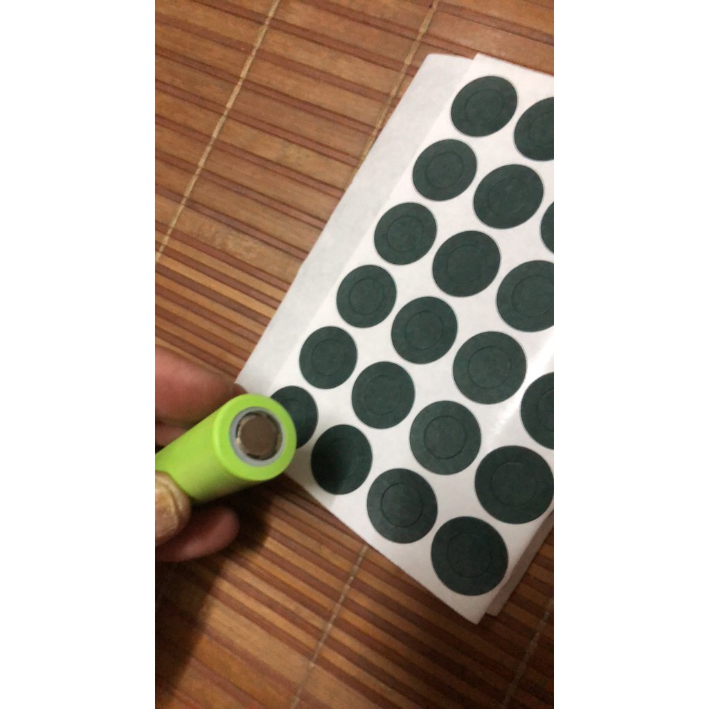 Miếng dán cell đầu cực dương cell 18650