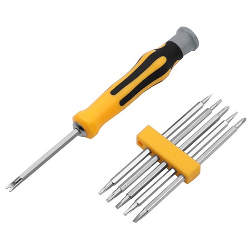 Bộ dụng cụ 7 món vặn đai ốc đa năng gồm 12 đầu vặn có từ tính