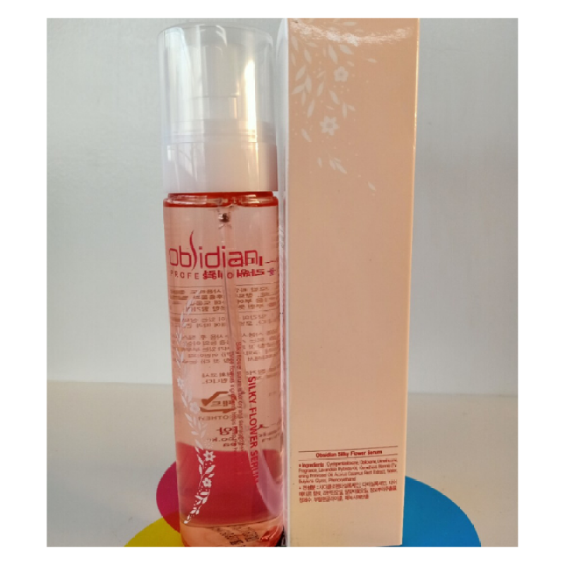 HUYẾT THANH DƯỠNG TÓC SIÊU MỀM MƯỢT OBSIDIAN SILKY FLOWER SERUM 110ml