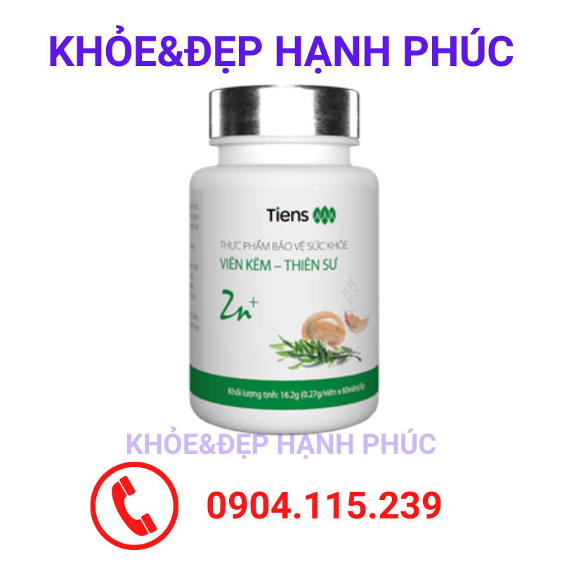 Viên kẽm tiens - thiên sư – 60 viên/lọ