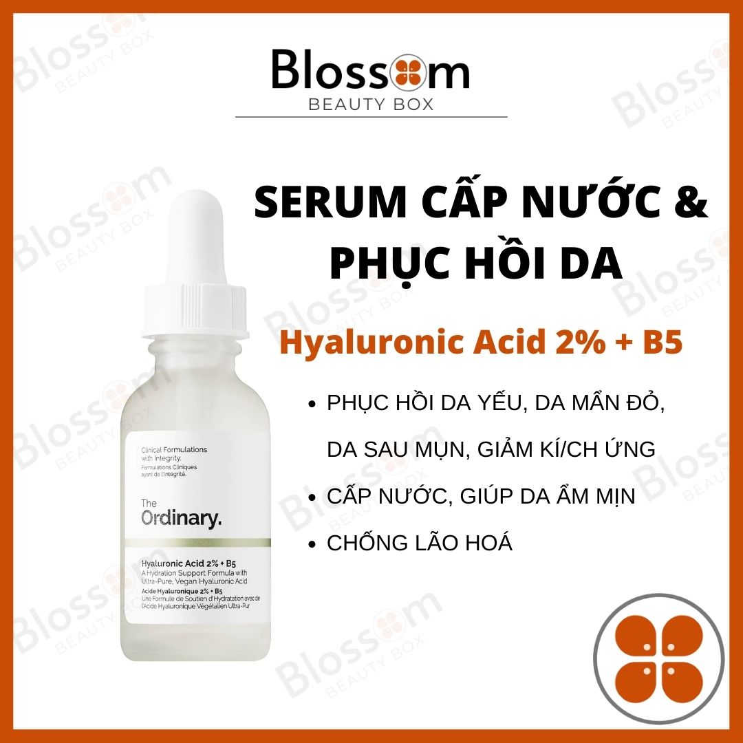 Serum cấp nước phục hồi da HA + B5 The Ordinary 30ML (Bản Canada)