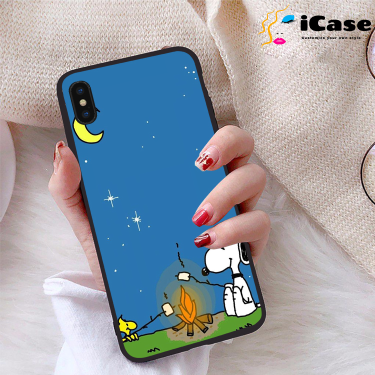 Ốp lưng iPhone Xs Max viền dẻo TPU BST Snopy