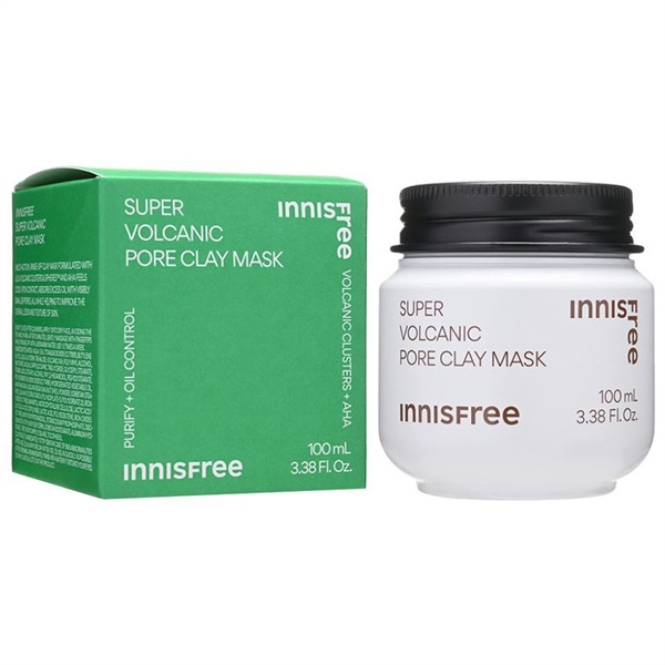 [Mẫu Mới] Mặt Nạ Đất Sét Innisfree Super Volcanic Pore Clay Mask 100ml