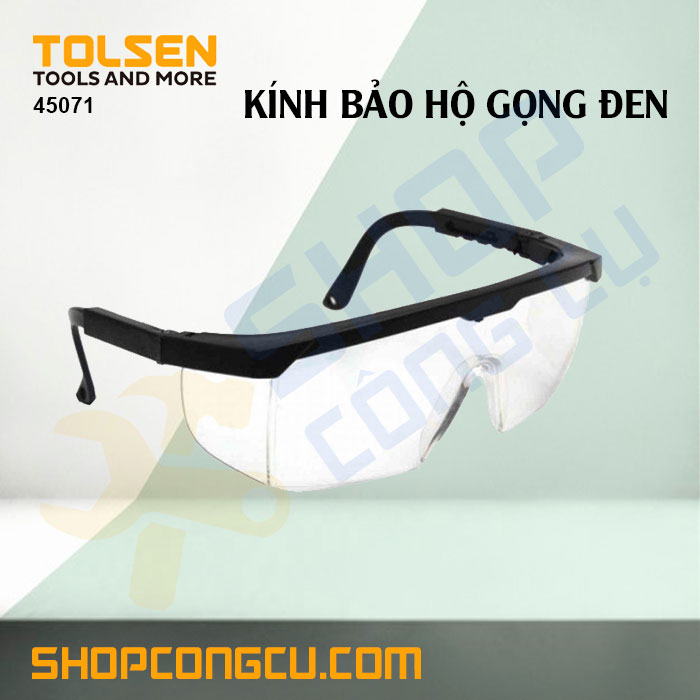 [HCM]Kính bảo hộ gọng đen Tolsen 45071