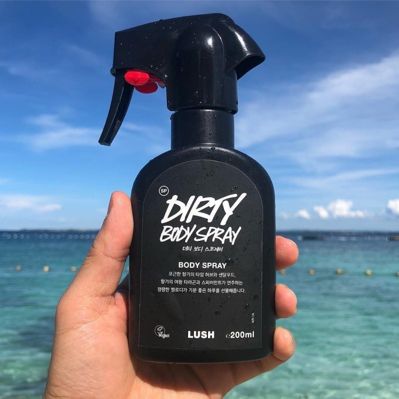 Xịt toàn thân LUSH - Dirty body spray nhập khẩu