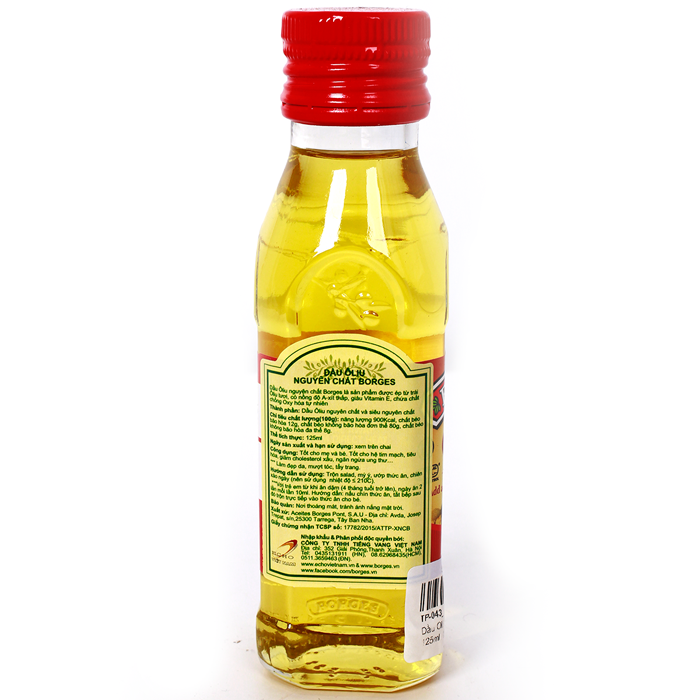 Dầu Ôliu Borges nguyên chất 125ml