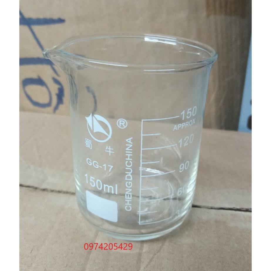 Cốc đong thủy tinh dùng trong thí nghiệm từ 100ml và 250ml