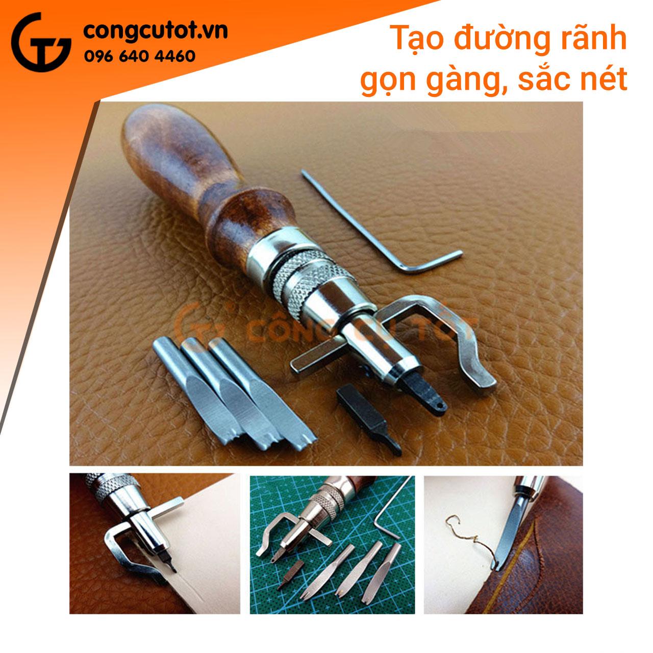 Dụng cụ tạo rãnh may đồ da