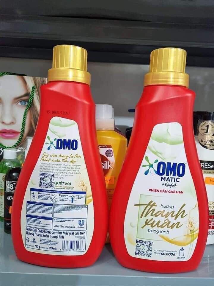 Omo Matic front-load laundry detergent 720g/699ml From Nature