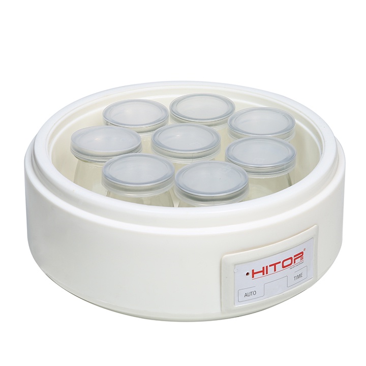 Máy ủ sữa chua kèm 8 cốc thủy tinh cao cấp Hitops