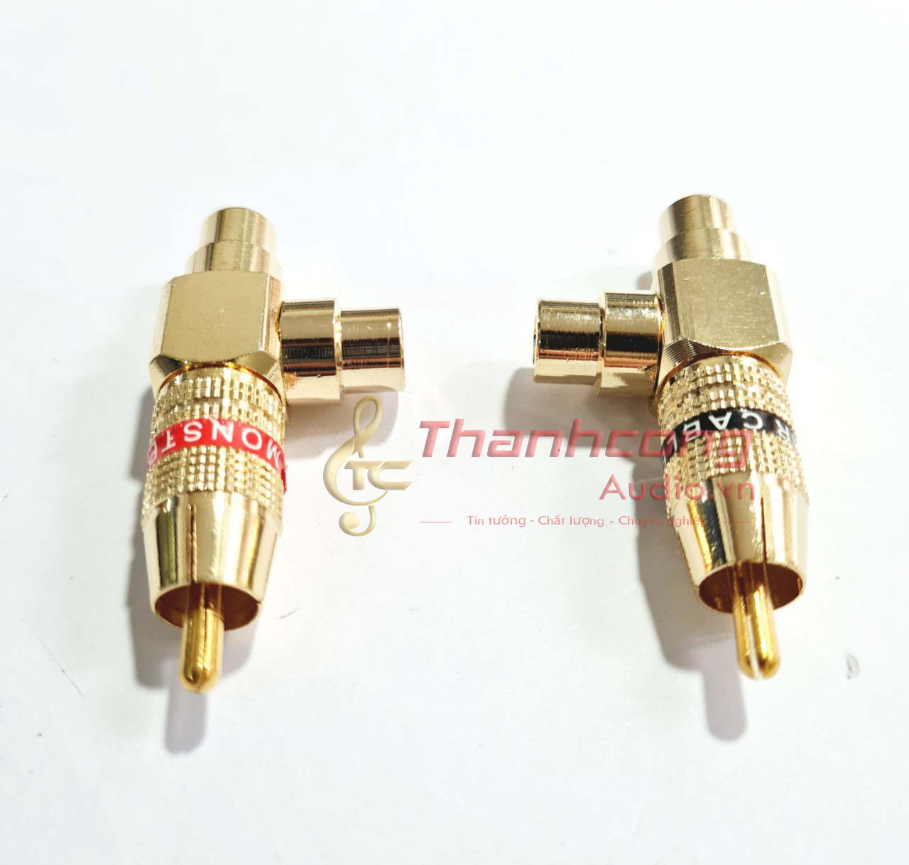 Đầu jack chia AV/RCA/Video 1 ra 2 Monster (Chữ T - giá bán 2 chiếc)