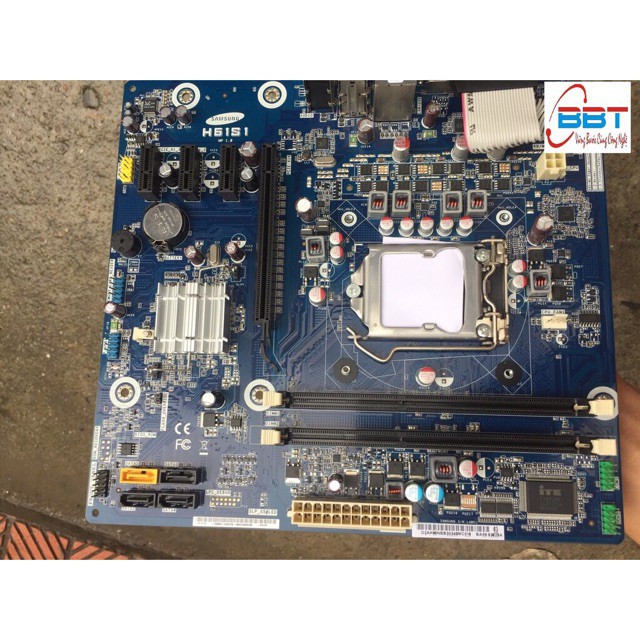 Main H61 socket 1155 mới Full box + chặn + dây sata