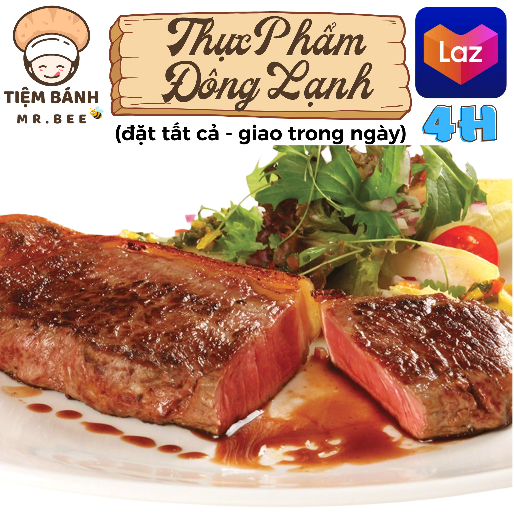 [Chỉ giao HCM] – Lõi nạc vai Bò Mỹ Beefsteak – 1kg